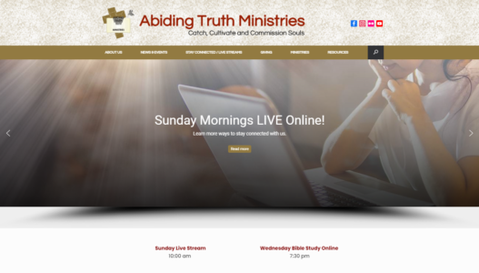 Church Website/Blog - View